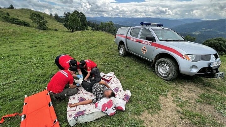 У горах на Івано-Франківщині травмувався чоловік на мотоциклі