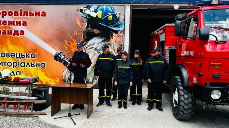 На Прикарпатті 18-річна студентка вступила до лав добровільної пожежної команди