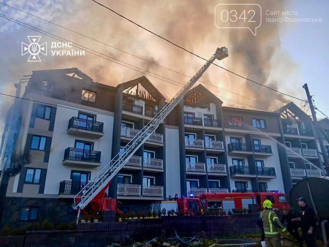 Пожежа в Поляниці у готелі