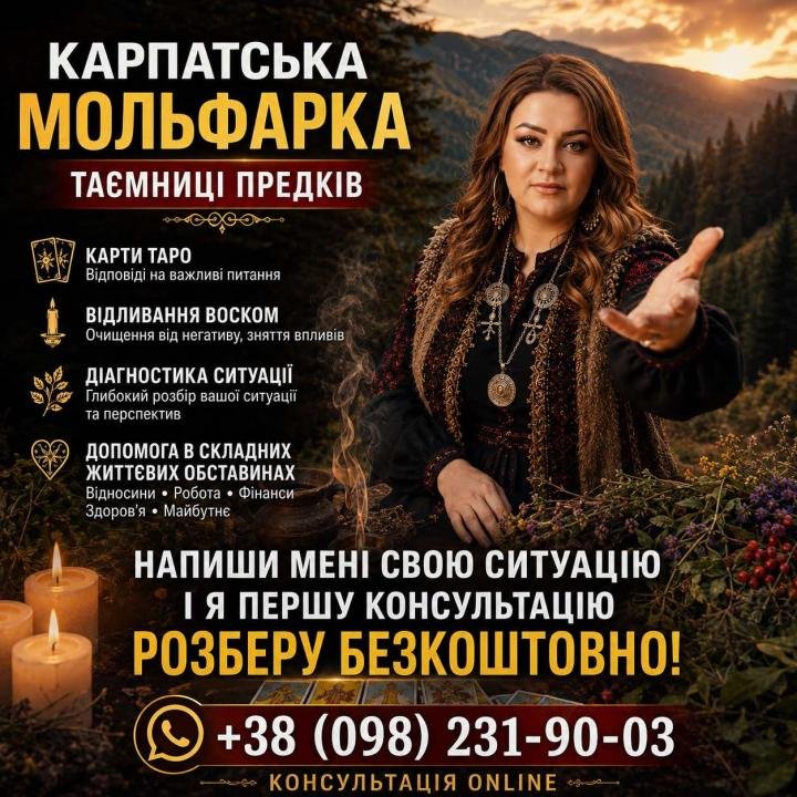 Логотип - Біла Магія Екстрасенс Марія Таролог Ворожіння Злиття ВОСКУ, особистий прийом у Львові