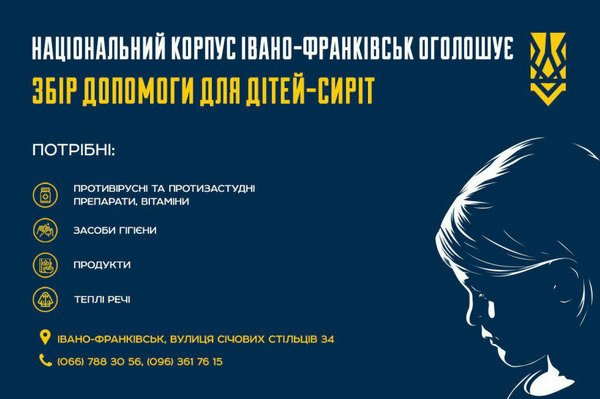 Франківці збирають допомогу для дітей-сиріт, фото-2 Франківці збирають допомогу для дітей-сиріт, фото-2
