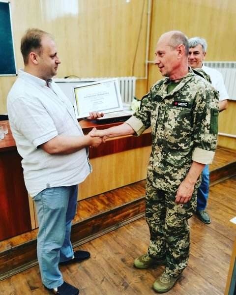 Військовий медик з Франківська отримав почесну грамоту МОЗ