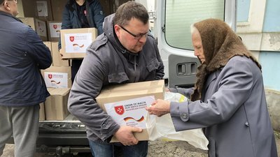 Франківські волонтери-мальтійці привезли гуманітарну допомогу на деокуповану Херсонщину