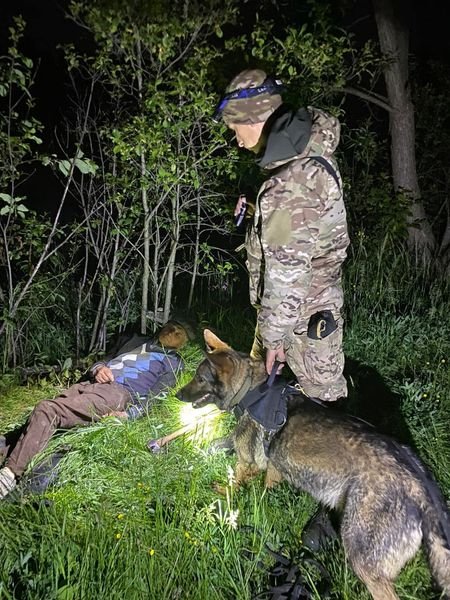 Був без свідомості: на Прикарпатті службова собака допомогла розшукати пенсіонера 