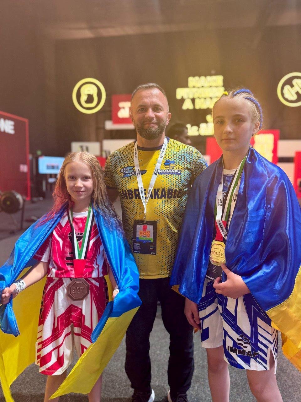 Стасів Богуслава і Марків Богдана на Чемпіонаті світу з ММА