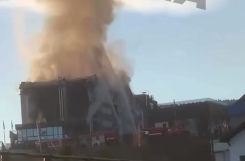 Пожежа в готелі у Буковелі