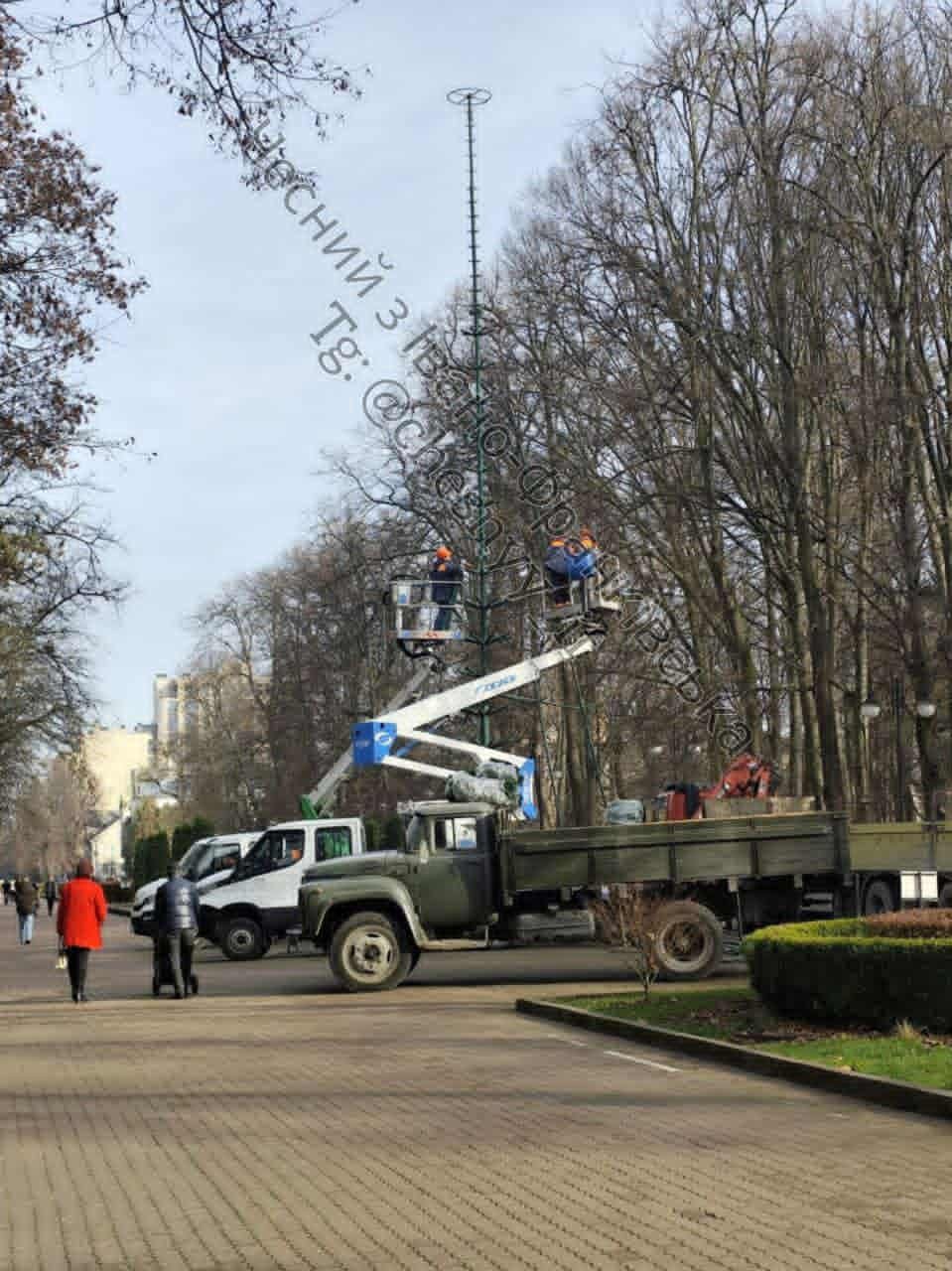 Монтаж ялинки в Івано-Франківську Монтаж ялинки в Івано-Франківську, Чесний з Івано-Франківська