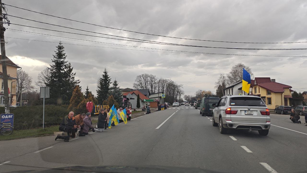 Прощання з Ігорем Іваськовим на Прикарпатті