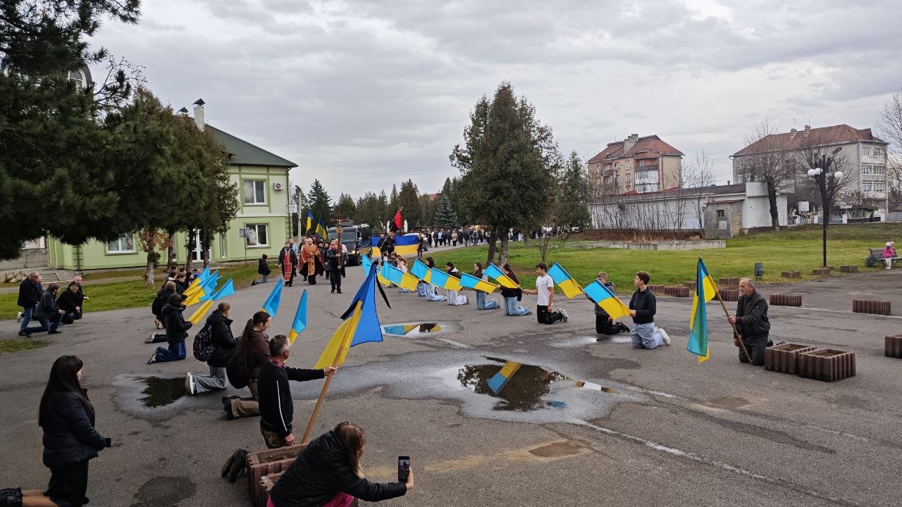 Прощання з Ігорем Іваськовим на Прикарпатті