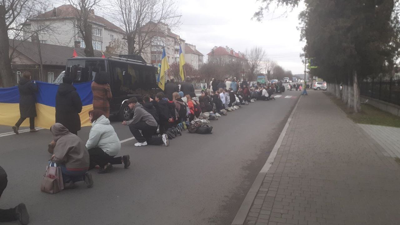Прощання з Ігорем Іваськовим на Прикарпатті