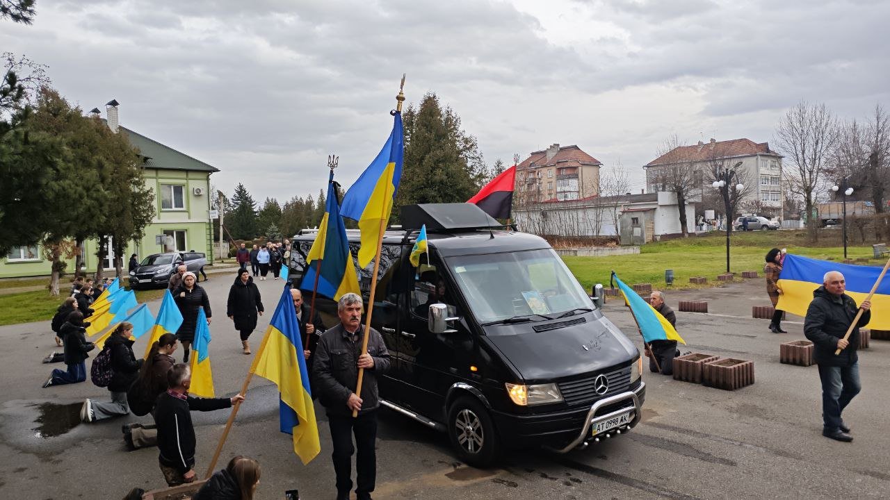 Прощання з Ігорем Іваськовим на Прикарпатті