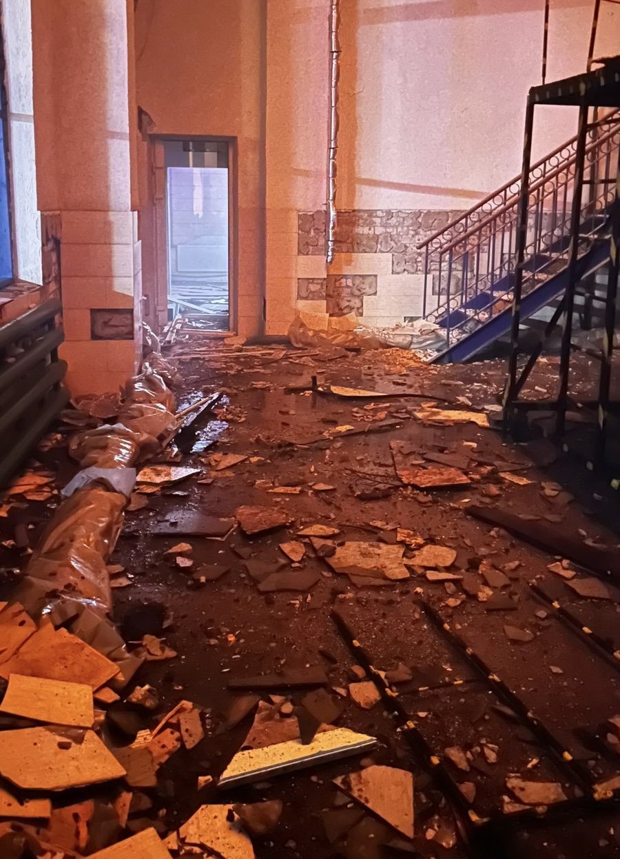 Наслідки обстрілу залізниці в ніч на 18 листопада