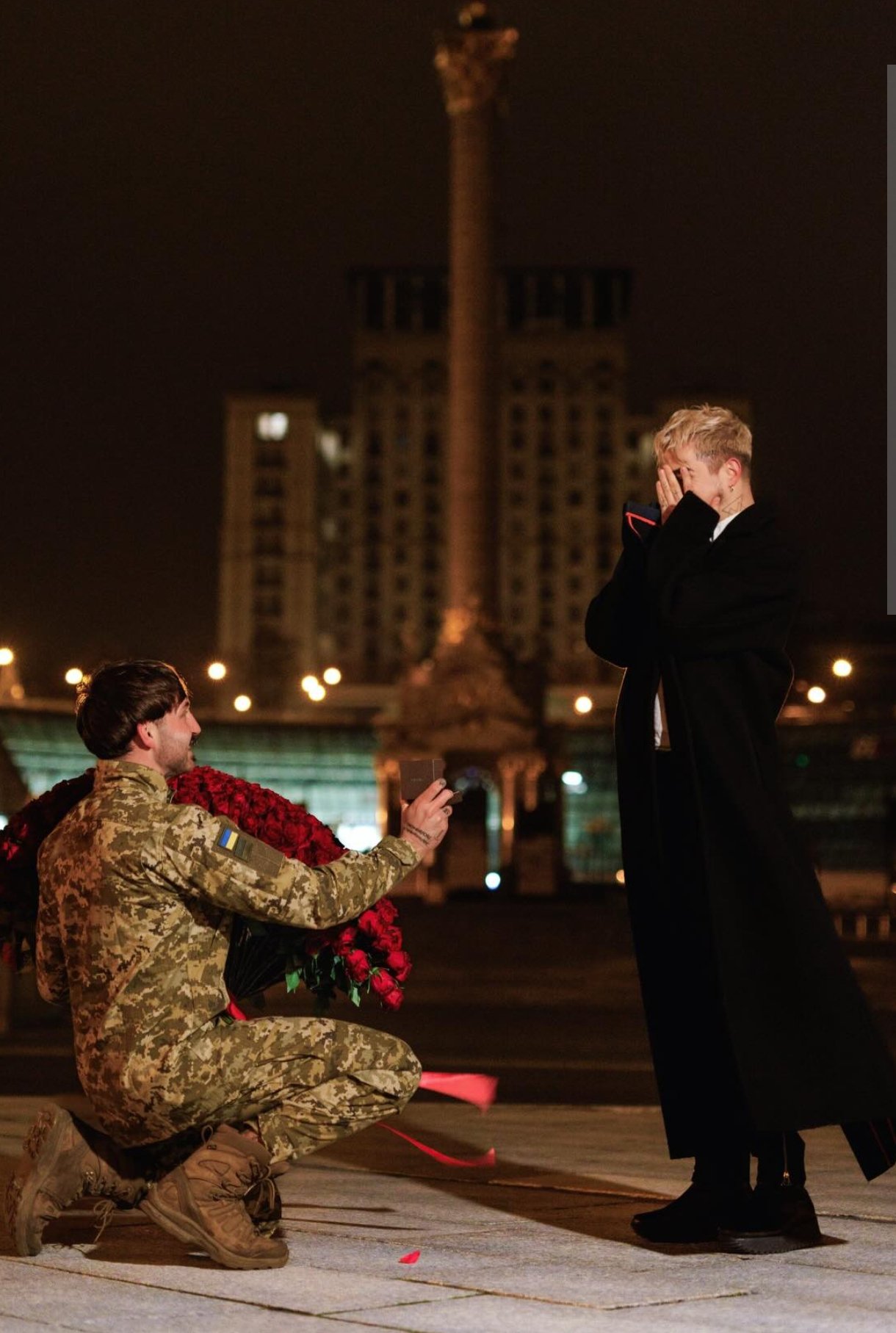 Освідчення Melovin в центрі Києва