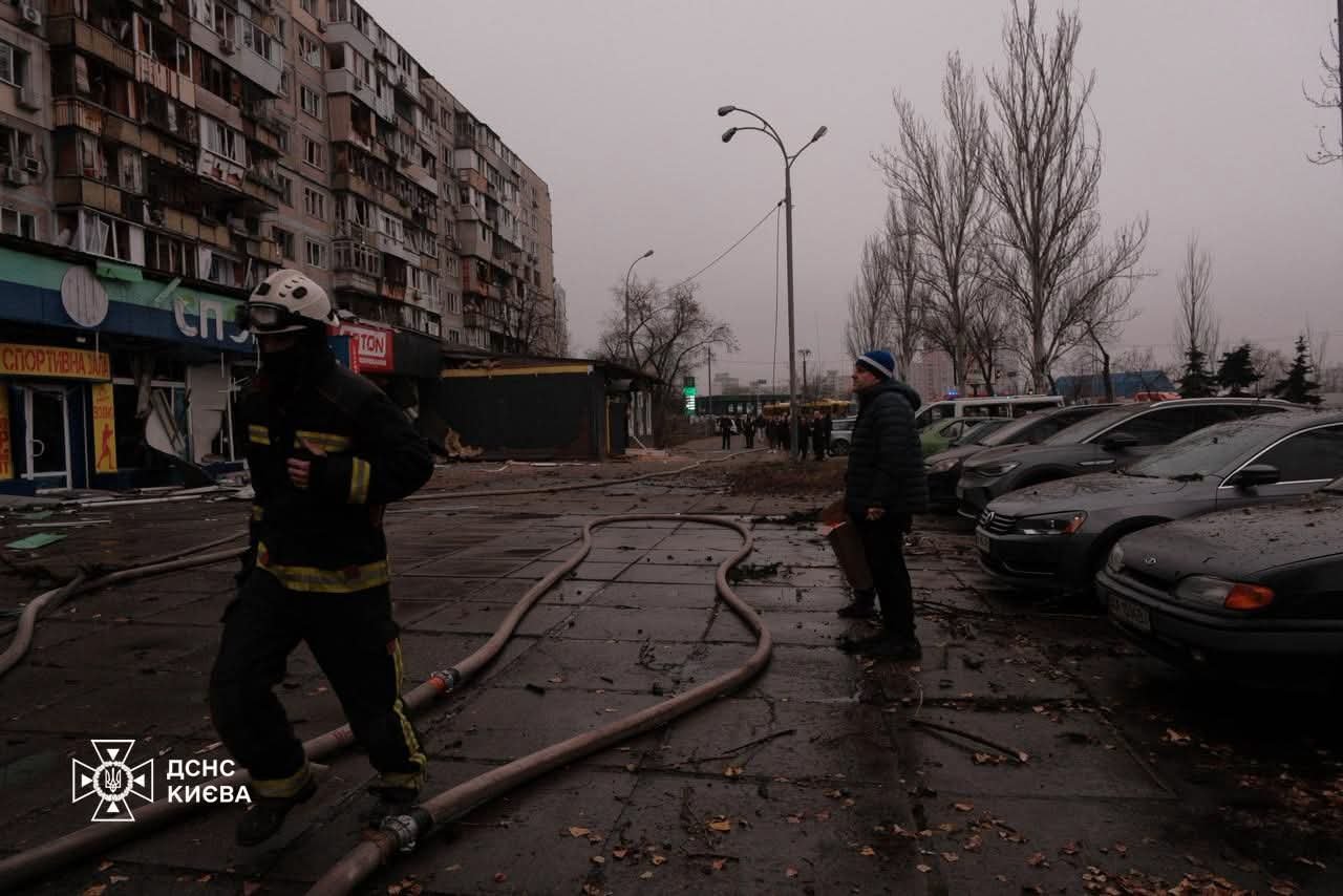 Наслідки обстрілу Києва 29 листопада 2025 року