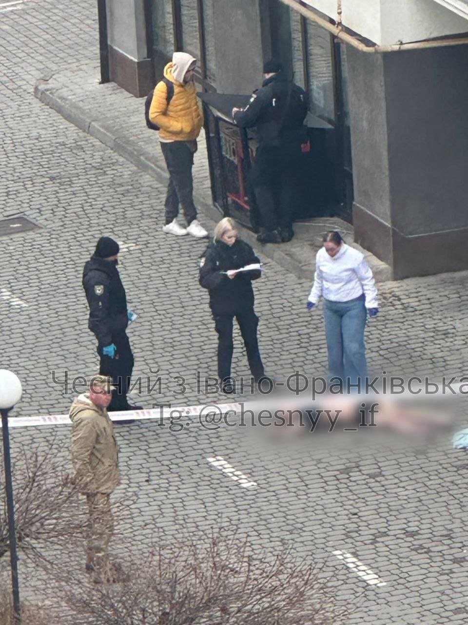 Місце загибелі чоловіка на Калиновій Слободі