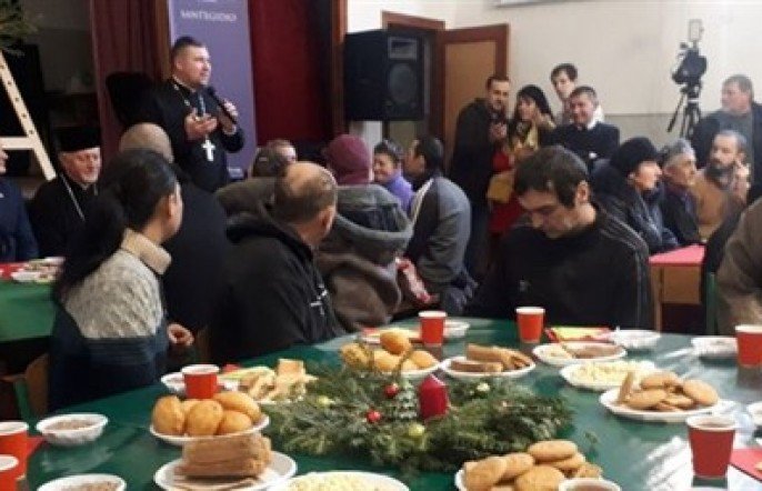Різдвяний обід для бідних та бездомних влаштували у Франківську Різдвяний обід для бідних та бездомних влаштували у Франківську, pressman