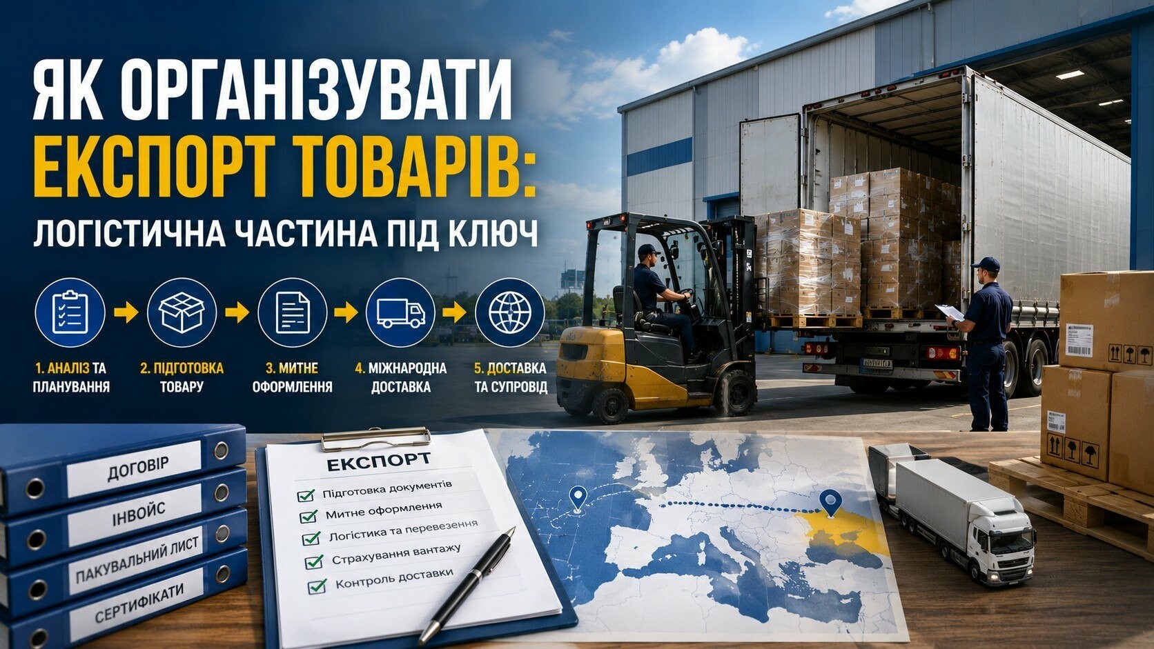 Як організувати експорт товарів: логістична частина під ключ